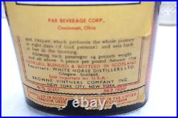Rare Original Garlic Old Snuggler Whiskey Paper Label Bottle New York