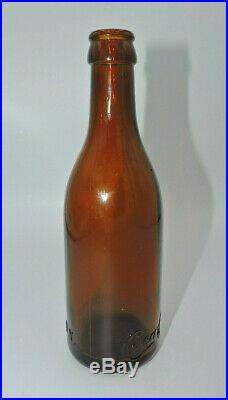 Rare Original Straight Side Amber Coca Cola Bottle New York, N. Y. Mint