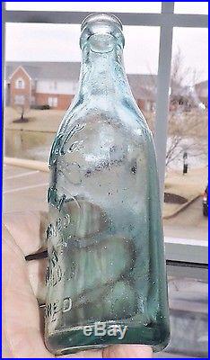 Rare Straight Side Blue Coca Cola Bottle Buffalo, New York Nice