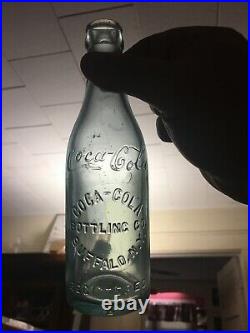 Rare Straight Side Slug Plate Blue Coca Cola Bottle Buffalo New York Ny