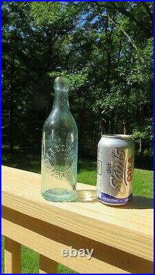 Rare T. J Bierne Bottle Antique Blob Top Port Jervis New York Soda Or Beer