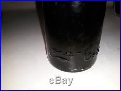 Rare Unopened Amber Coca Cola Coke Straight Side Bottle New York 1902-1915