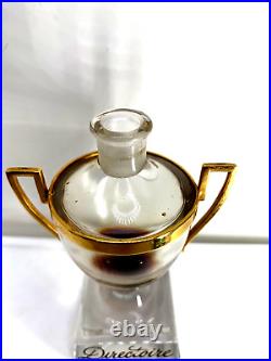 Rare! VTG perfume bottle. Directoire, Charles of the Ritz. 1946. 5.3. 1-1/8oz