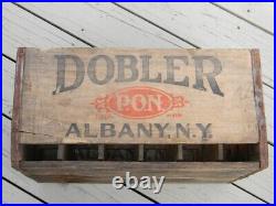 Rare Vintage Dobler P. O. N. Beer Bottle Box Albany New York Pre-prohibition
