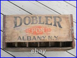 Rare Vintage Dobler P. O. N. Beer Bottle Box Albany New York Pre-prohibition