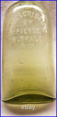 Rare Yellow Green Prescribed By R. V. Pierce M. D. Buffalo NY In Slug Plate