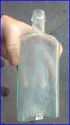 Rare pontil SHAKER medicine bottle New Lebanon NY
