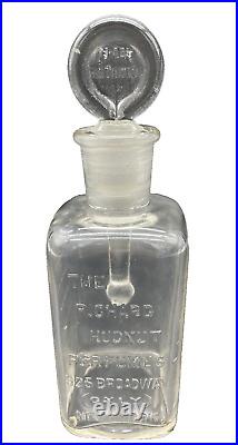 Richard Hudnut Perfumer New York, Very Early Bottle & Glass Stopper