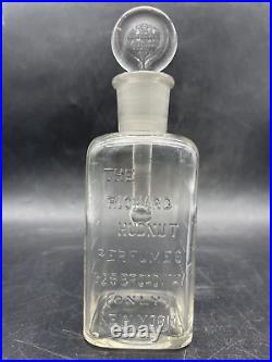 Richard Hudnut Perfumer New York, Very Early Bottle & Glass Stopper