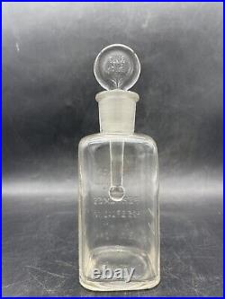 Richard Hudnut Perfumer New York, Very Early Bottle & Glass Stopper