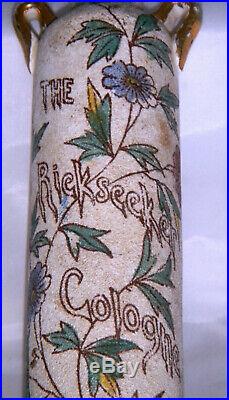 Rickseckers Cologne N Y Antique Porcelain Perfume Bottle