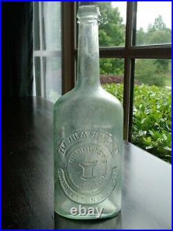 SCARCE Antique HAVILAND & Co DRUGGISTS NY Charleston & Augusta MEDICINE BOTTLE