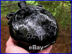 SCARCE figural CIVIL WAR CANTEEN flask withapplied handles H. A. GRAEF'S SON N. Y