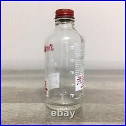 SINCLAIR Windshield Washer Solvent Empty Glass Bottle Sinclair Refining Co NY