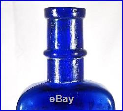 Scarce Cobalt J. H. SACKETTs MAGIC COLORIS Hair Bottle New York BIM Near Mint