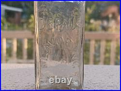 Scarce De Paus Flavoring Extract New York Open Pontiled Clear Flint Glass Bottle