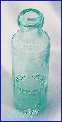 Scarce NEWBURGH NEW YORK blob top THASMO soda or mineral water bottle J HOFFMAN