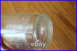 Seltzer Bottle Vintage Glass B. Goldenberg New York Judel Luft NY 48 Antique