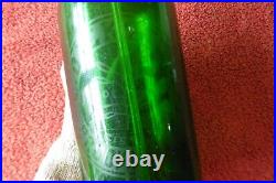 Seltzer Bottle Vintage Green Glass L. Dickstein Brooklyn NY 26oz Antique