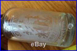 Seltzer Siphon Bottle Vintage John Morgan Brooklyn NY Glass Antique B. Levine