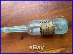 Shaker United Society Bottle New Lebanon, NY syrup squill paper label