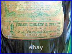 Sibley Lindsay & Curr Rochester Ny Witch Hazel Extract Pharmaceutical Bottle