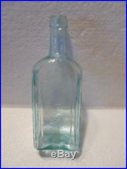 Sparkling Aqua Open Pontil Bristol's Sarsaparilla Buffalo NY Medicine Bottle