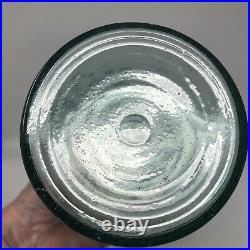 Spencer Rochester N. Y. X Aqua Quart Antique Fruit Jar