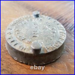 Spratts Patent July 18 1854 Wells Provost Proprietors NY Lugged Jar Lid Cap Lead