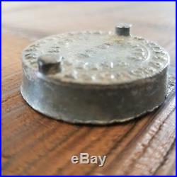 Spratts Patent July 18 1854 Wells Provost Proprietors NY Lugged Jar Lid Cap Lead
