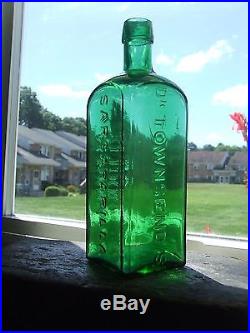 Stand out Green color c1880's Dr. Townsend's Sarsaparilla Albany, N. Y