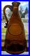 Star Whiskey W. B Crowell New York Amber Handled Pontiled Whiskey Bottle