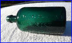 Stunning! G. W. Merchant Chemist Lockport N. Y. Antique Medicine Bottle