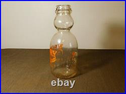 Sunshine Dairies Utica Ny 1944 Wwii 1 Qt Victory War Bond Creamer Milk Bottle