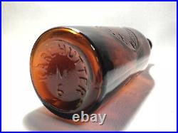 Super Rare! 1800s Mint Blob Beer Bottle Geo. F. Wallhauser Olean, N. Y