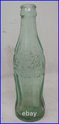 Super Rare 1952 Coca Cola Hobble Skirt Glass Bottle Embossing Error Spelling NY