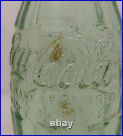 Super Rare 1952 Coca Cola Hobble Skirt Glass Bottle Embossing Error Spelling NY