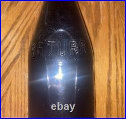 Super Rare Full 1970/1980's 32 oz Pepsi Cola Glass Bottle Soda New York Vintage