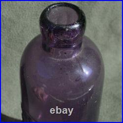 Super Rare Prince Bay purple bottle Staten Is. New York beer soda bottle