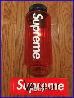 Supreme Nalgene Water Bottle Box Logo Red SS14 32oz NYC New York bogo