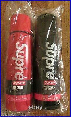 Supreme SIGG Vacuum Insulated 0.75L Bottle Red & Black Lot FW20 Supreme New York