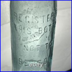 T. W. Tanner Bottler Corning NY Blob Top Beer Bottle