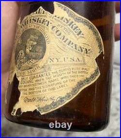 THE DUFFY MALT WHISKEY COMPANY ROCHESTER NEW YORK WHISKEY With ORIGINAL LABEL