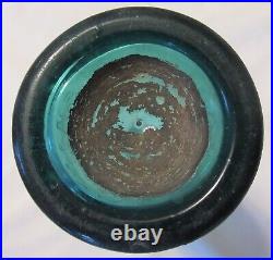 Teal Green Iron Pontil Tweddle Jr's NY Celebrated Soda or Mineral Water Bottle