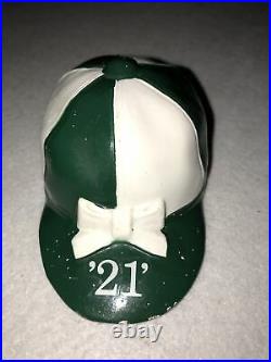 The'21' Club Jockey Cap New York Green / White Bottle Cap Opener Newark, N. J
