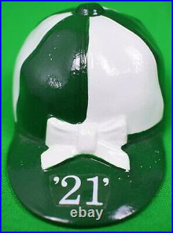 The 21 Club New York Jockey Green/ White Bottle Cap Opener (New in Box!)