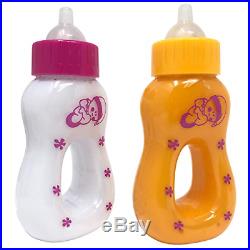 The New York Doll Collection Magic Juice & Milk Bottle Set for Baby Dolls