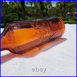 Tumbled 1890's Antique Acker Merrall & Company, Ny, Whiskey Bottle! Stunning