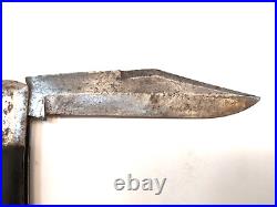 ULSTER KNIFE Co New York Coke Bottle Pocketknife Ebony Handle EARLY LG Vintage