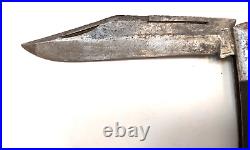 ULSTER KNIFE Co New York Coke Bottle Pocketknife Ebony Handle EARLY LG Vintage